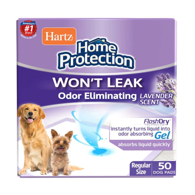 Odor Eliminating Dog Pads 50 Count- Lavender Scent Front