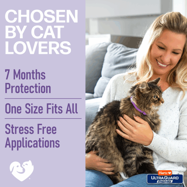 flea & tick protection chosen by cat lovers