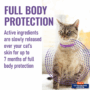 full body flea & tick protection for your cat