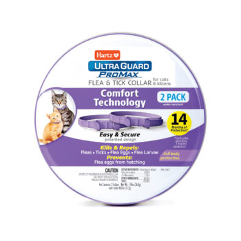 Hartz ProMax flea & tick collar for cats.