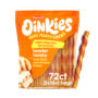 Hartz Oinkies Tender Twists, 72 count with product. Dog chews.