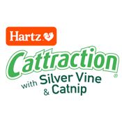 Hartz Cattraction silvervine and catnip cat toys.