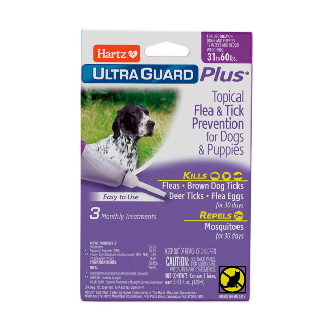 Hartz® UltraGuard Plus® Topical Flea and Tick Prevention for Dogs and Puppies 31-60lb