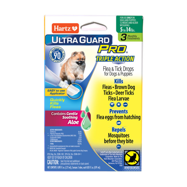 Hartz® UltraGuard Pro® Flea and Tick Drops for Dogs and Puppies 5-14lb