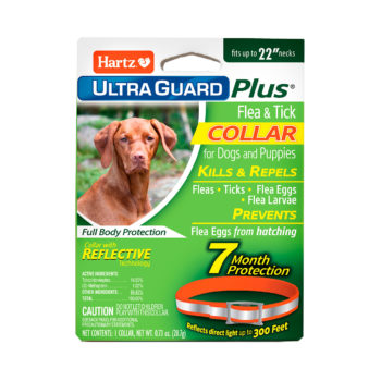 Hartz® UltraGuard Plus® Flea & Tick Collar with Reflect-X Shield® for Dogs - Orange