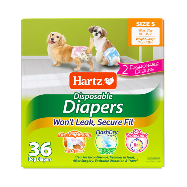 So Phresh Leak Guard Disposable Pet Diapers, X-Small, Count of 12