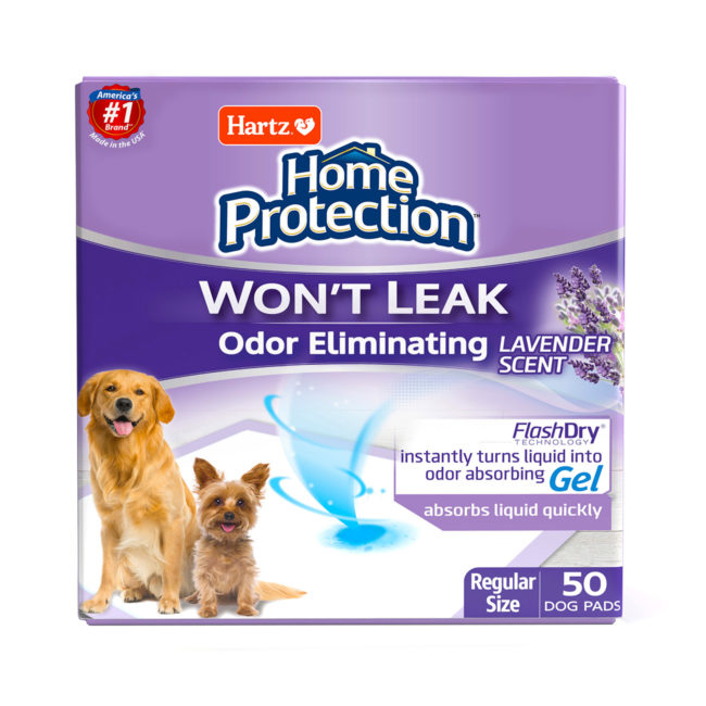 Hartz® Home Protection™ Odor Eliminating Dog Pads 50 Count- Lavender Scent