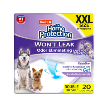 Hartz® Home Protection™ XXL Odor Eliminating Dog Pads 20 Count - Lavender Scent