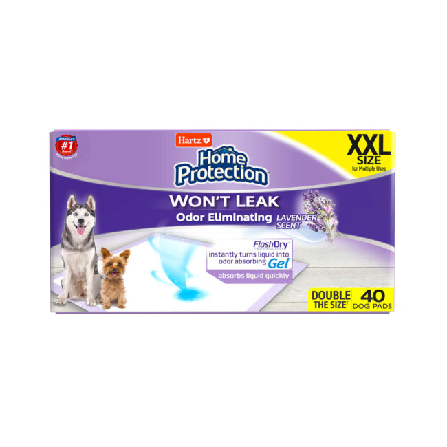 Hartz® Home Protection™ XXL Odor Eliminating Dog Pads 40 Count - Lavender Scent