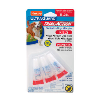 Hartz® UltraGuard® Dual Action™ Topical Flea and Tick Prevention for Dogs and Puppies 15-30lb