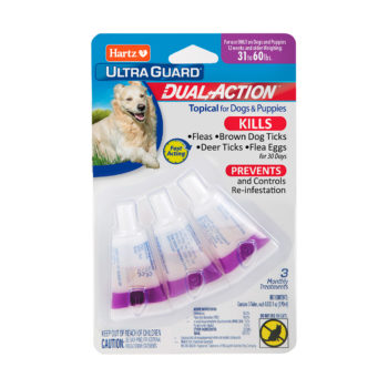 Hartz® UltraGuard® Dual Action™ Topical Flea and Tick Prevention for Dogs and Puppies 31-60lb