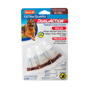 Hartz® UltraGuard® Dual Action™ Topical Flea and Tick Prevention for Dogs and Puppies 61-150lb