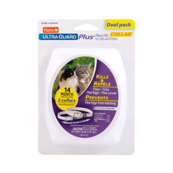 Hartz® UltraGuard® Plus Flea & Tick® Collar for Cats and Kittens - 2 Pack