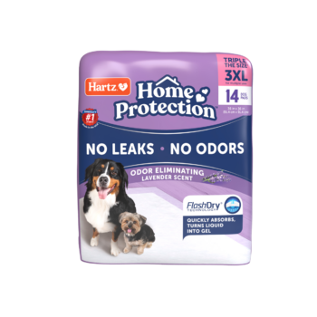 Hartz Home Protection Odor Eliminating 14 count 3XL scented dog pads. Hartz SKU# 3270015894