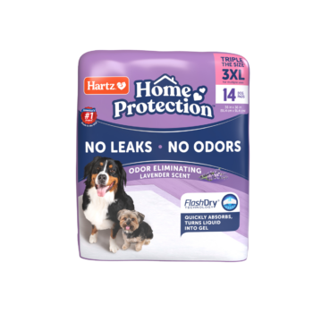 Hartz Home Protection Odor Eliminating 14 count 3XL scented dog pads. Hartz SKU# 3270015894