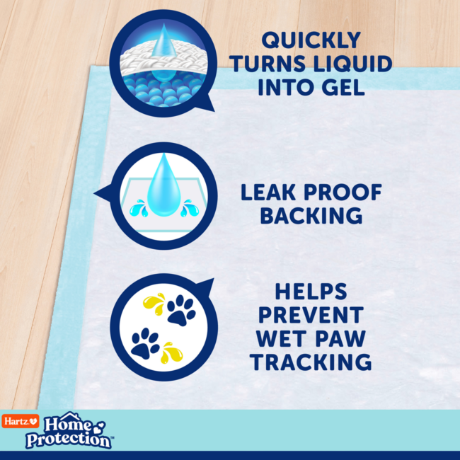 leak proof dog pads with a mountain fresh scent