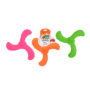 Hartz Dura Play Boomerang. Squeaky latex dog toys. One of many Hartz toys for dogs. Hartz SKU# 3270011227