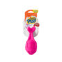 Hartz DuraPlay Rocket. Squeaky pink missile toy for medium size dogs, Hartz SKU# 3270014806