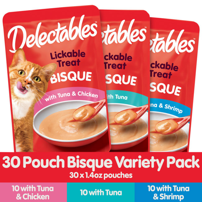 Delectables™ Lickable Treat – Bisque 30 Pack Variety