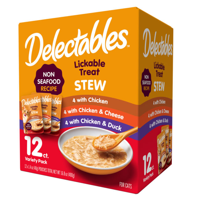 Delectables™ Lickable Treat – Stew Non-Seafood Recipe 12 Pack Variety