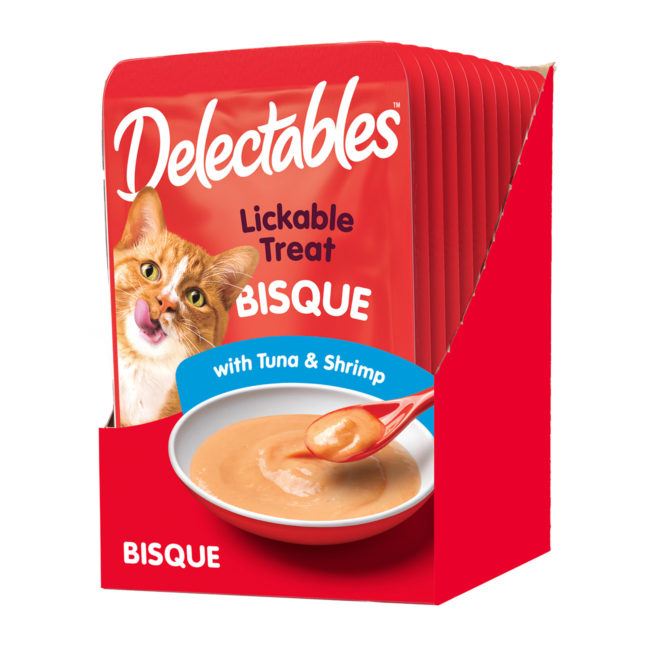 Delectables™ Lickable Treat – Bisque  Tuna & Shrimp