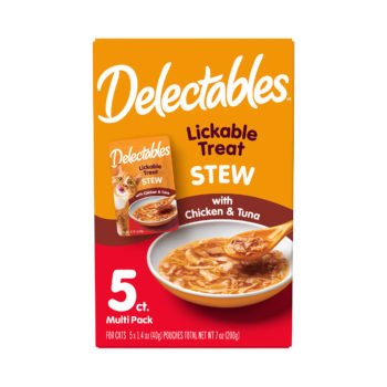 Delectables™ Lickable Treat – Stew Chicken & Tuna, 5 Pack