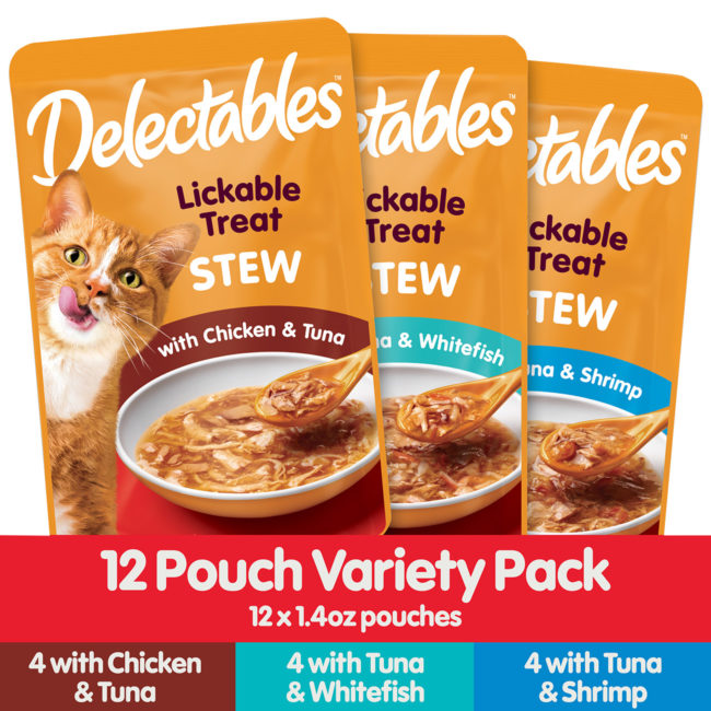 Delectables™ Lickable Treat – Stew Variety 12 Pack