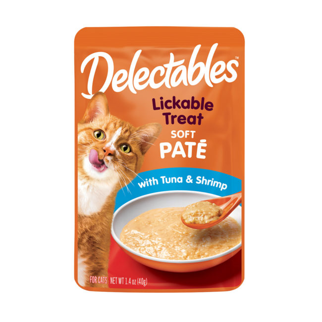 Delectables™ Lickable Treat – Soft Paté Tuna & Shrimp