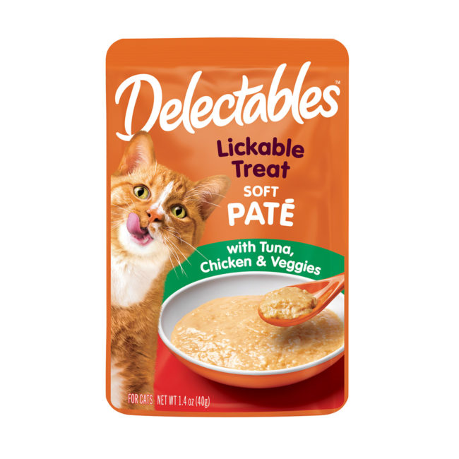 Delectables™ Lickable Treat – Soft Paté Tuna, Chicken & Veggies