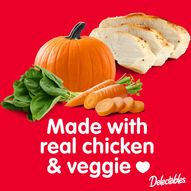 Delectables Made with Real Chicken & Veggie