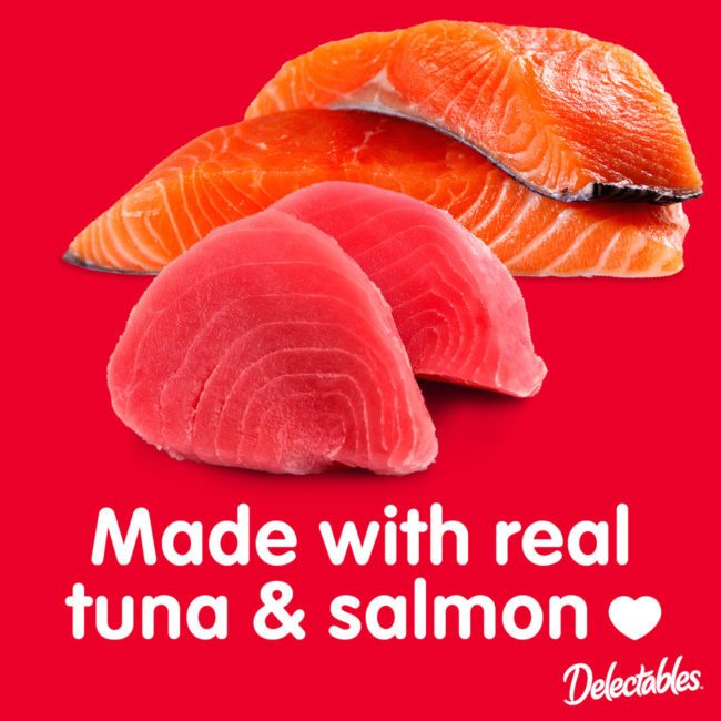 Delectables Made with Real Tuna & Salmon