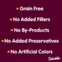 Delectables Grain Free, No Added Fillers, No Byproducts, No Added Preservatives, No Artificial Colors