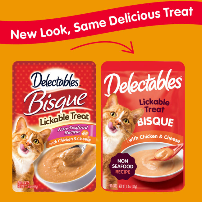 Delectables™ Lickable Treat - Bisque - Chicken & Cheese - Non-Seafood Recipe