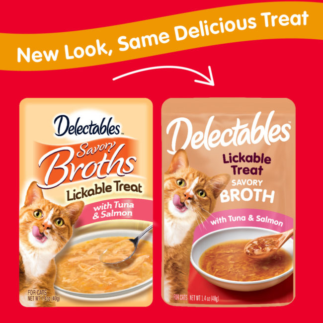 Delectables™ Lickable Treat - Savory Broths - Tuna & Salmon