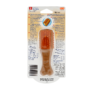 Hartz Chew N Clean drumstick dog toy. Back of dog dental chew toy package. Hartz SKU# 3270012007.