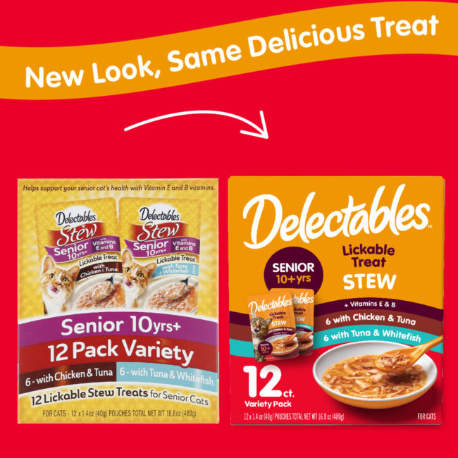 Delectables™ Lickable Treat – Stew Senior 10+ Variety 12 Pack