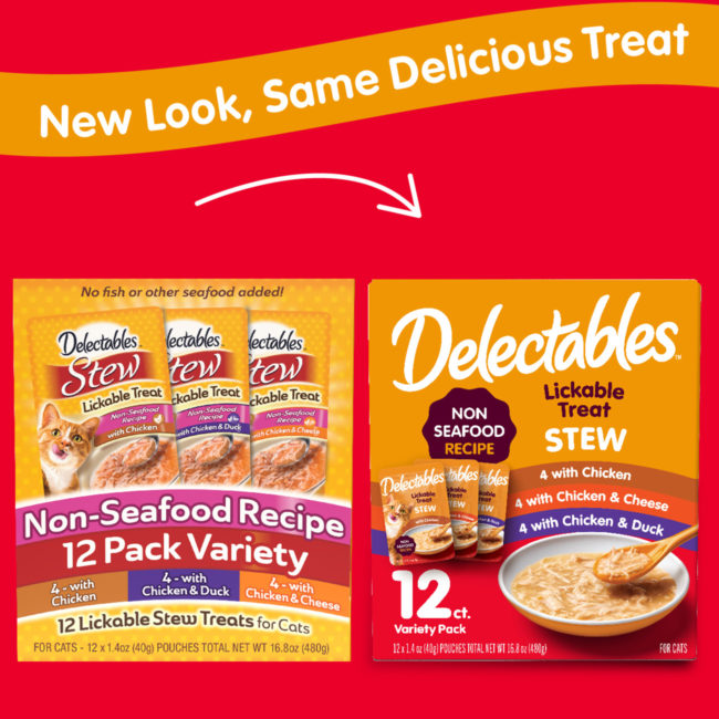 Delectables™ Lickable Treat – Stew Non-Seafood Recipe 12 Pack Variety