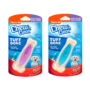 Blue and Purple dental dog treat designed with durable nylon, Hartz SKU# 3270014777