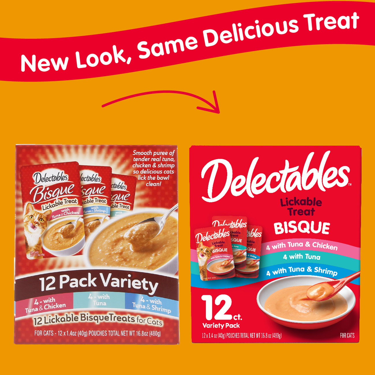 delectables cat treats bisque