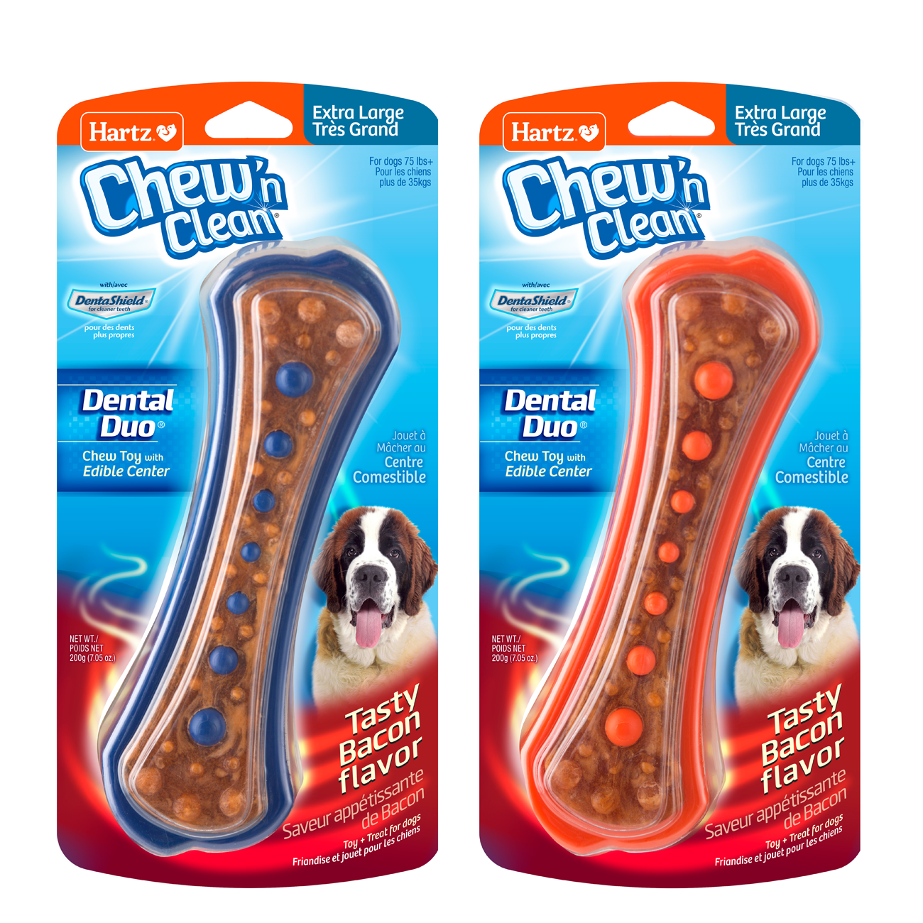 Hartz® Chew 'n Clean® Tri-Point Dog Toy - Medium