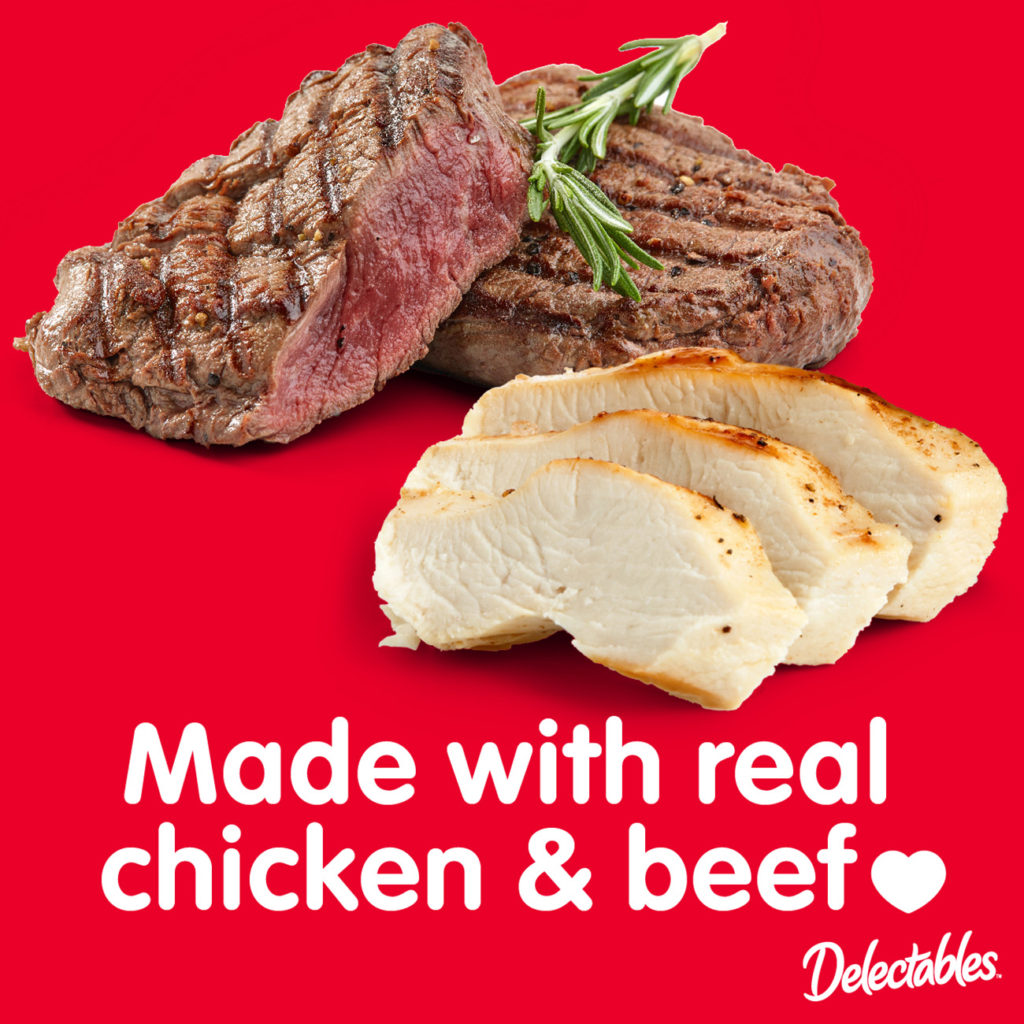 Delectables™ Lickable Treat Bisque Chicken & Beef NonSeafood