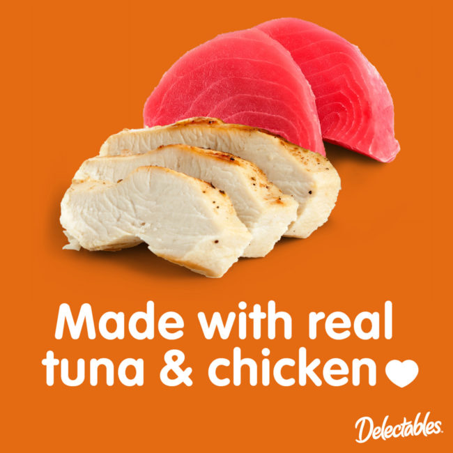 Delectables - Made with real tuna & chicken