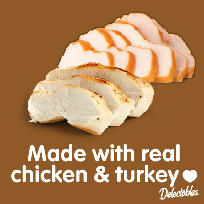 Delectables Made with Real Chicken & Turkey