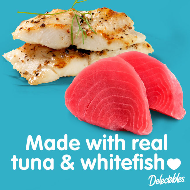 Delectables - Made with real tuna & whitefish
