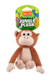 Squeaky plush monkey dog toy, Hartz SKU# 3270004353