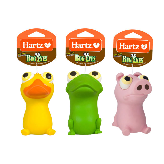 Hartz bug eyes latex squeaky toys for dogs, Hartz SKU# 3270010933