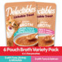 Delectables Lickable Savory Broth wet cat treat. A savory cat treat that your cats will love. Hartz SKU# 3270050433