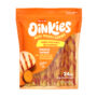 Oinkies Hearty Twists Dog Chew with real chicken. Hartz SKU# 3270012982