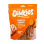 Oinkies Chickentastic Hearty Twists Dog Chew with real chicken breast & sweet potato. Hartz SKU# 3270012982