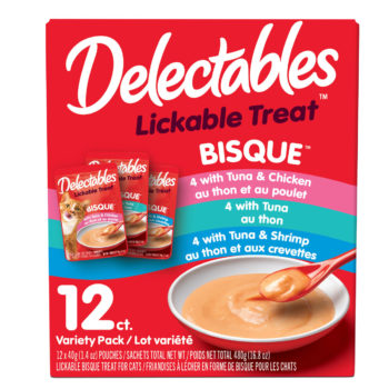 Delectables™ Lickable Treat – Bisque Variety 12 Pack